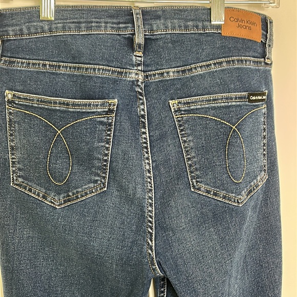 Calvin Klein High Rise Skinny Women's Size 10 Blue Jeans Denim Cotton Blend - Picture 1 of 14